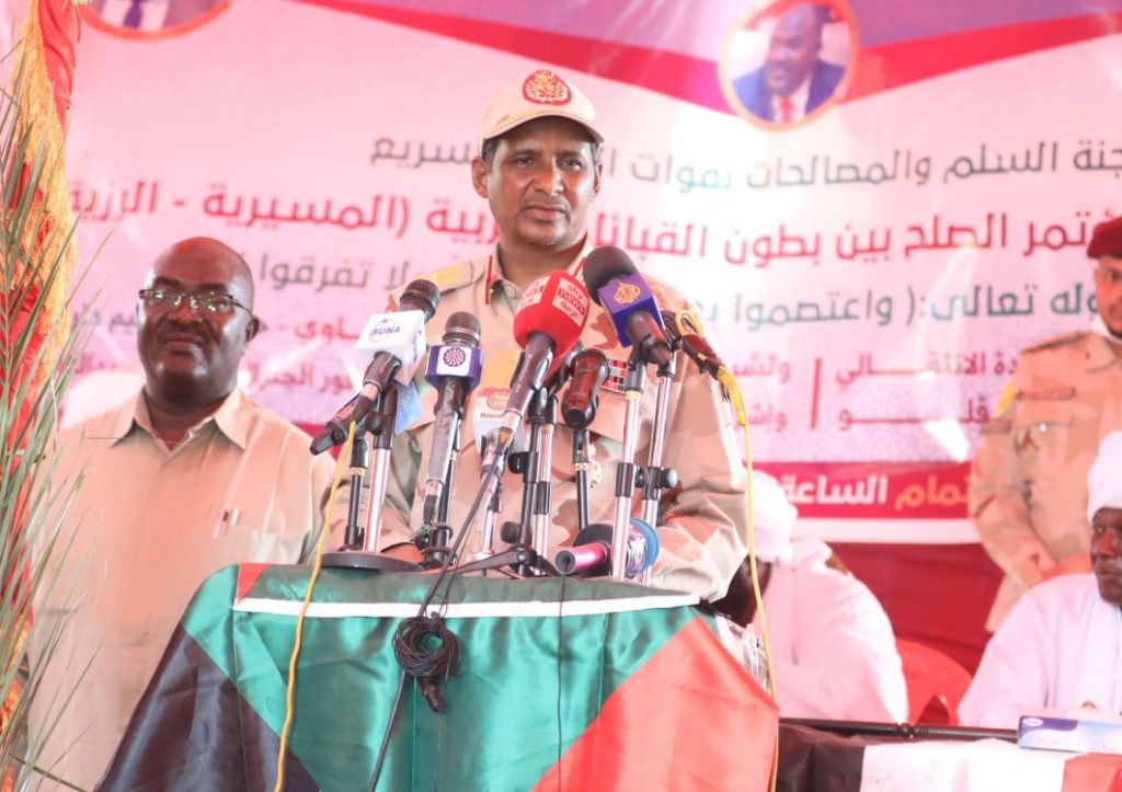 حميدتي من الجنينة:لن نسمح باستمرار الفوضى والانفلات الامني 1 المسار نيوز حميدتي من الجنينة:لن نسمح باستمرار الفوضى والانفلات الامني