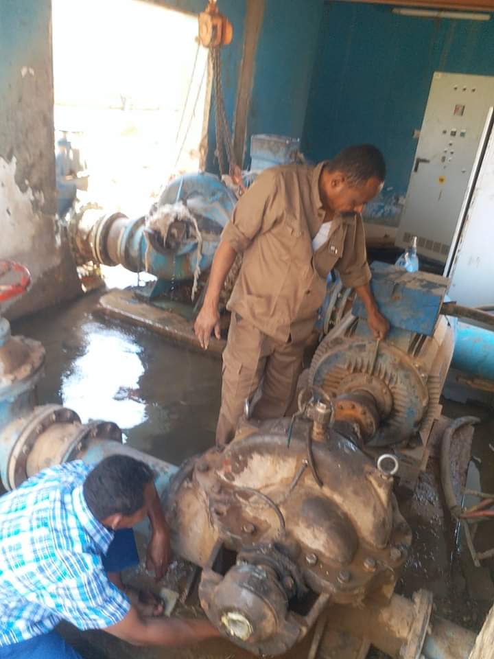 عودة محطة مياه بحري الى الخدمة 1 المسار نيوز عودة محطة مياه بحري الى الخدمة