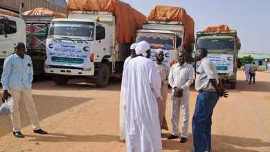 الجنينة تستقبل قافلة مساعدات من لجنة طوارئ الخريف المركزية 6 المسار نيوز الجنينة تستقبل قافلة مساعدات من لجنة طوارئ الخريف المركزية