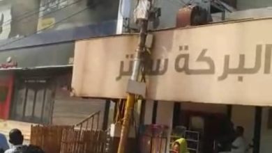 حريق هائل يلتهم مبنى ببحرى 6 المسار نيوز حريق هائل يلتهم مبنى ببحرى