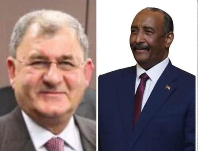 البرهان  يلتقي الرئيس العراقي 1 المسار نيوز البرهان  يلتقي الرئيس العراقي