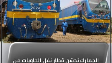 الجمارك تدشن قطار نقل الحاويات من ميناء البحر الأحمر الي سوبا الجاف 6 المسار نيوز الجمارك تدشن قطار نقل الحاويات من ميناء البحر الأحمر الي سوبا الجاف