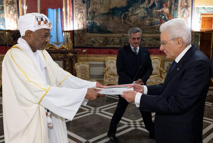 السفير سيد الطيب سفيرا فوق العادة لجمهورية السودان بايطاليا 1 المسار نيوز السفير سيد الطيب سفيرا فوق العادة لجمهورية السودان بايطاليا