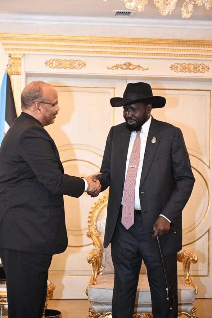 رئيس جمهورية جنوب السودان يلتقي الفريق بحري مهندس إبراهيم جابر 1 المسار نيوز رئيس جمهورية جنوب السودان يلتقي الفريق بحري مهندس إبراهيم جابر