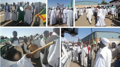 خروج حشود ضخمة من السودانيين لاستقبال (الميرغني) 5 المسار نيوز خروج حشود ضخمة من السودانيين لاستقبال (الميرغني)