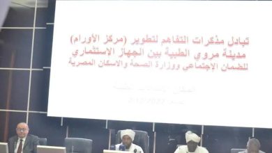 شراكة استراتيجية سودانية مصرية طويلة الامد لدعم قضايا الصحة 4 المسار نيوز شراكة استراتيجية سودانية مصرية طويلة الامد لدعم قضايا الصحة
