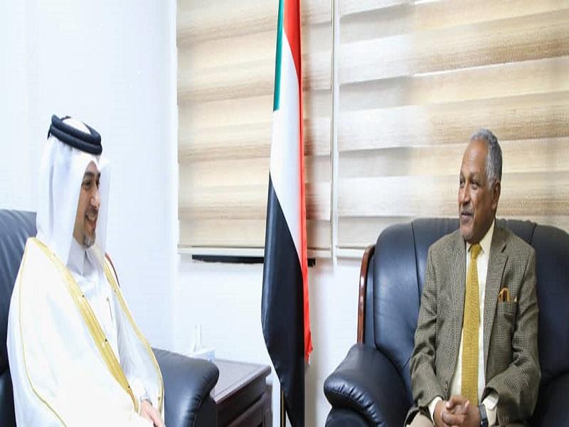 وكيل وزارة الخارجية يستقبل سفير دولة قطر الجديد بالخرطوم 1 المسار نيوز وكيل وزارة الخارجية يستقبل سفير دولة قطر الجديد بالخرطوم