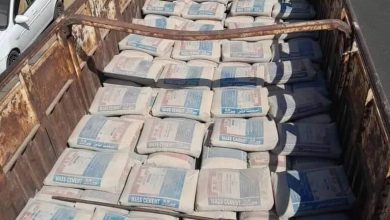 مواد بناء مهربة بمنطقة (التبون) الحدودية 6 المسار نيوز مواد بناء مهربة بمنطقة (التبون) الحدودية
