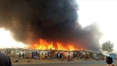 حريق جديد بمحلية بليل يقضي على عدد من المنازل 2 المسار نيوز حريق جديد بمحلية بليل يقضي على عدد من المنازل