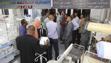 وزير الصحة الاتحادي يتفقد الاوضاع بمستشفى جعفر بن عوف للاطفال 3 المسار نيوز وزير الصحة الاتحادي يتفقد الاوضاع بمستشفى جعفر بن عوف للاطفال