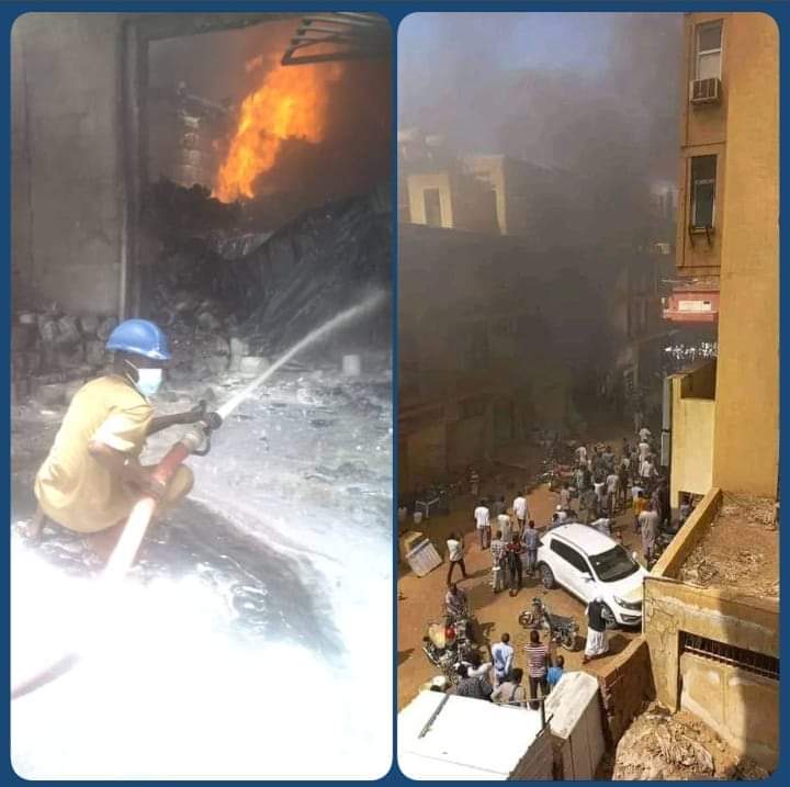 الدفاع المدنى ولاية الخرطوم يسيطر على حريق كبير بعمارة السلام 1 المسار نيوز الدفاع المدنى ولاية الخرطوم يسيطر على حريق كبير بعمارة السلام
