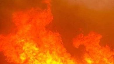 حريق هائل يلتهم سوق معبر ارقين 5 المسار نيوز حريق هائل يلتهم سوق معبر ارقين