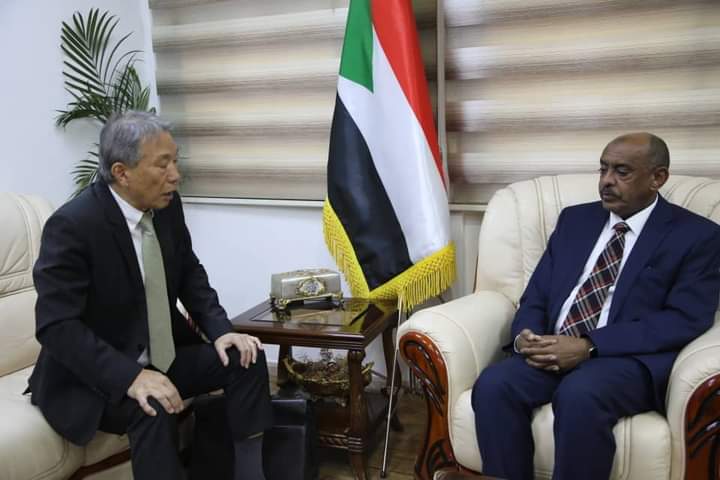 وزير الخارجية المكلف يستقبل سفير اليابان بالخرطوم 1 المسار نيوز وزير الخارجية المكلف يستقبل سفير اليابان بالخرطوم