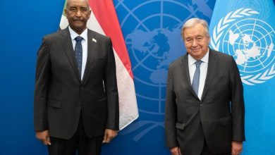رئيس مجلس السيادة يلتقي الأمين العام للأمم المتحدة 2 المسار نيوز رئيس مجلس السيادة يلتقي الأمين العام للأمم المتحدة