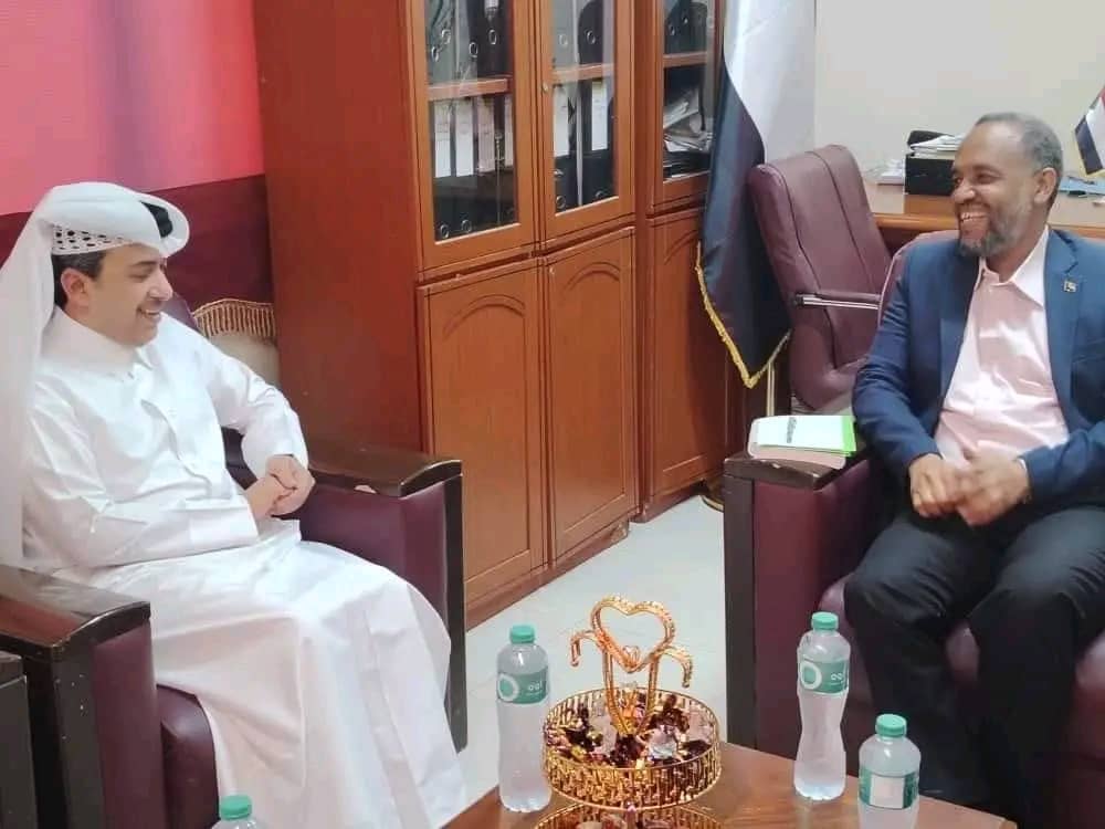 وزير الصحة يلتقي سفير قطر بالسودان 1 المسار نيوز وزير الصحة يلتقي سفير قطر بالسودان