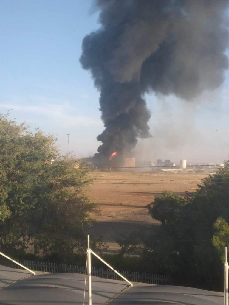 مصادر تنفي تدمير مصفاة الجيلي بالكامل 1 المسار نيوز مصادر تنفي تدمير مصفاة الجيلي بالكامل