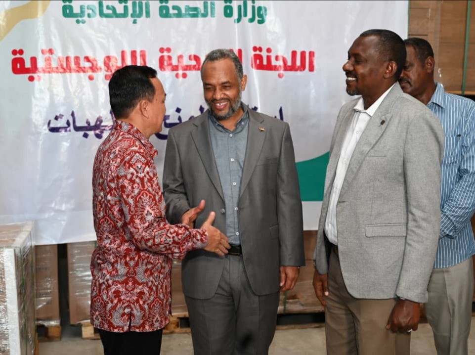 السودان يتسلم مساعدات طبية من إندونيسيا 1 المسار نيوز السودان يتسلم مساعدات طبية من إندونيسيا