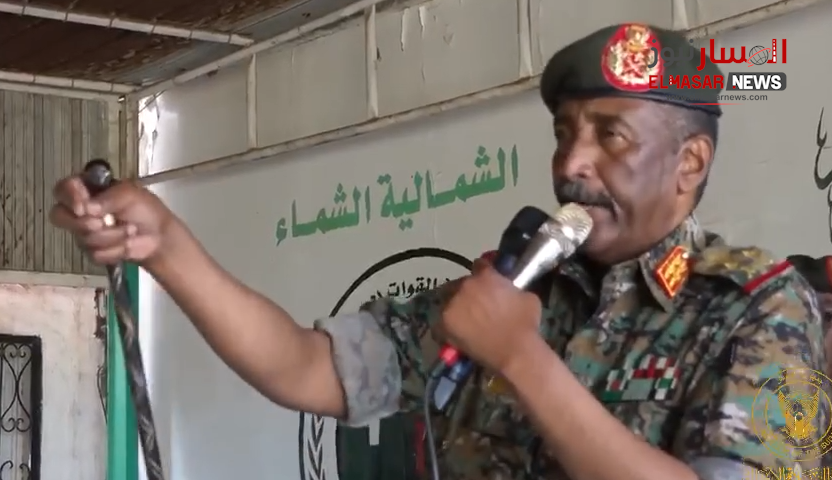 كلام خطير للبرهان في فرقة شندي العسكرية 1 المسار نيوز كلام خطير للبرهان في فرقة شندي العسكرية