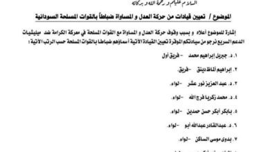 عاجل: حقيقة المطالبة بتعيين جبريل فريق أول بالجيش 4 المسار نيوز عاجل: حقيقة المطالبة بتعيين جبريل فريق أول بالجيش