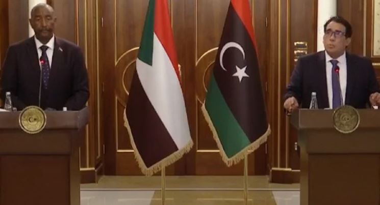 البرهان يشكر ليبيا على استقبال السودانيين 1 المسار نيوز البرهان يشكر ليبيا على استقبال السودانيين