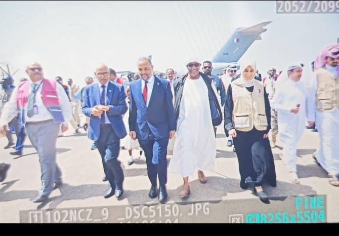 وزيرة التعاون الدولي القطرية تصل مطار بورتسودان 1 المسار نيوز وزيرة التعاون الدولي القطرية تصل مطار بورتسودان